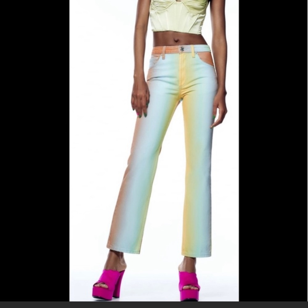 Rainbow/Ombré Zara Jeans